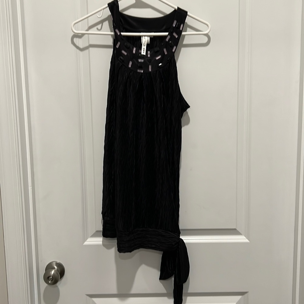 Black Jeweled Top By Heart Soul Women’s Size XL